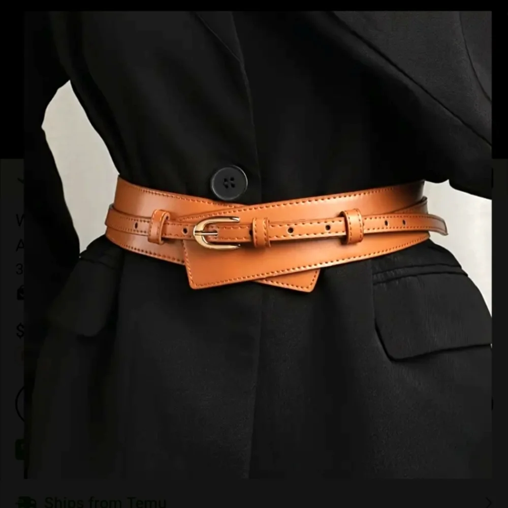 Bohemian Belt S M Gold Buckle Boho Style Belts Light brown dark brown black